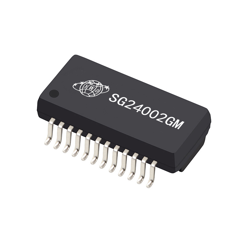 SG24002G M  单口千兆SMD网络变压器 满足GJB9001C Standard 普军标准